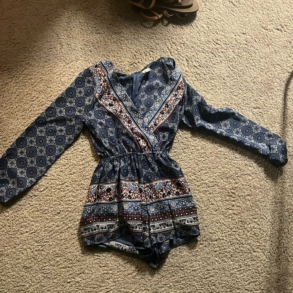 Boho Playsuit, size small